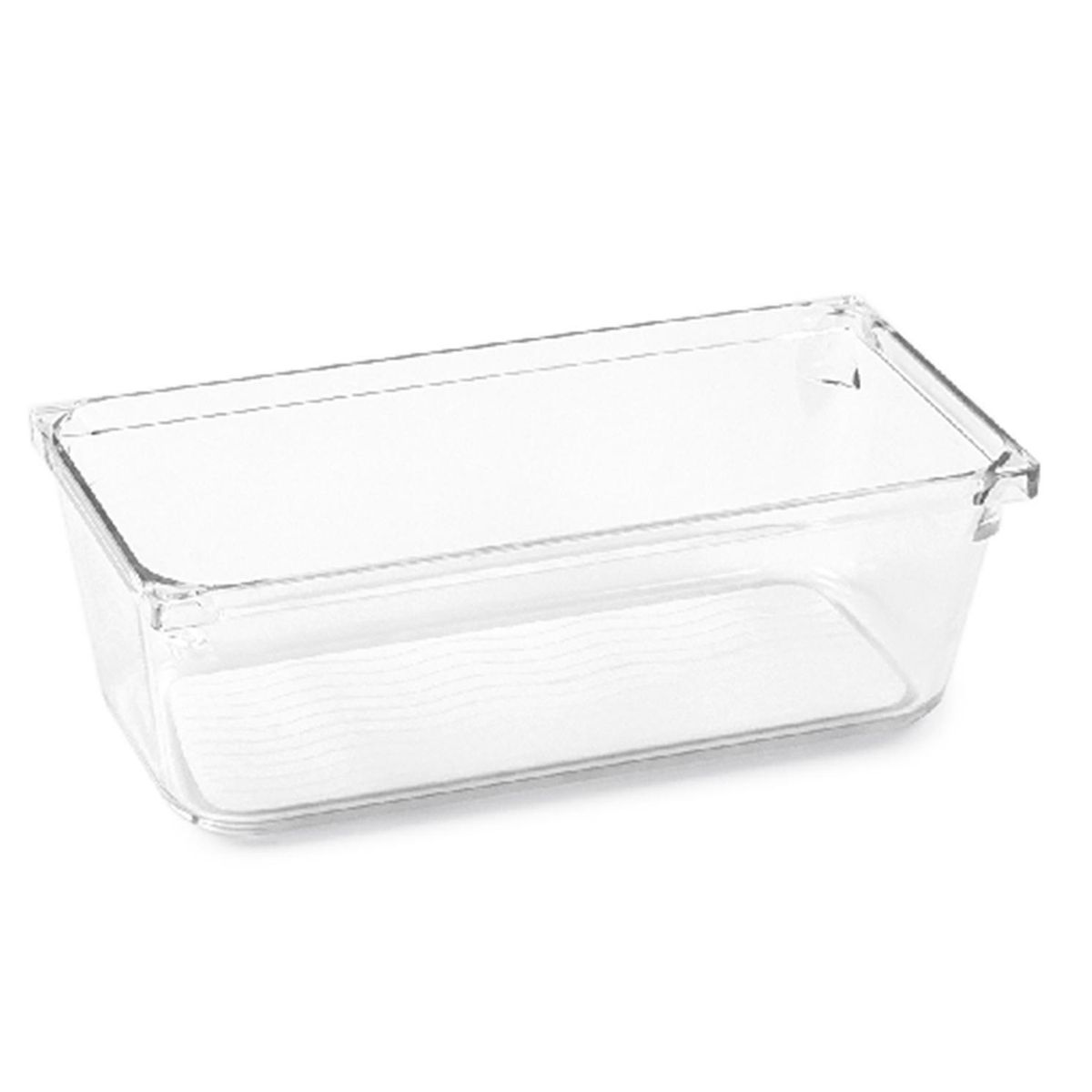 JUST HOME COLLECTION - Organizador de cajón acrílico multiuso 7.6x15.3x5.3cm