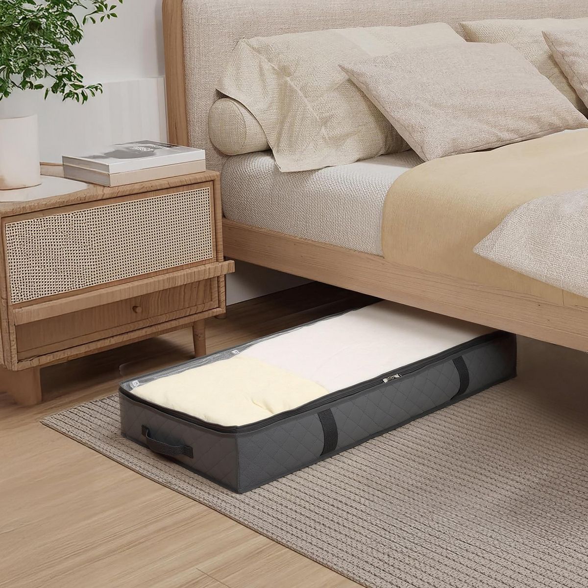 JUST HOME COLLECTION - Set x2 Organizadores Sábanas Bajo Cama