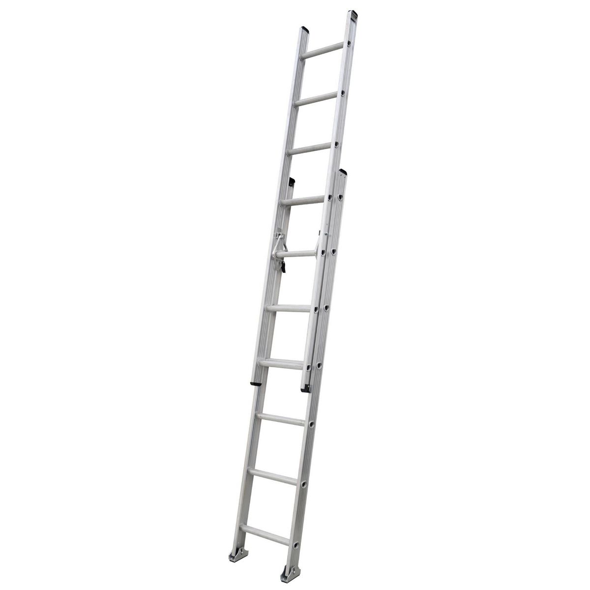 BAUKER - Escalera de Extesión de Alumino 14 Pasos 90Kg