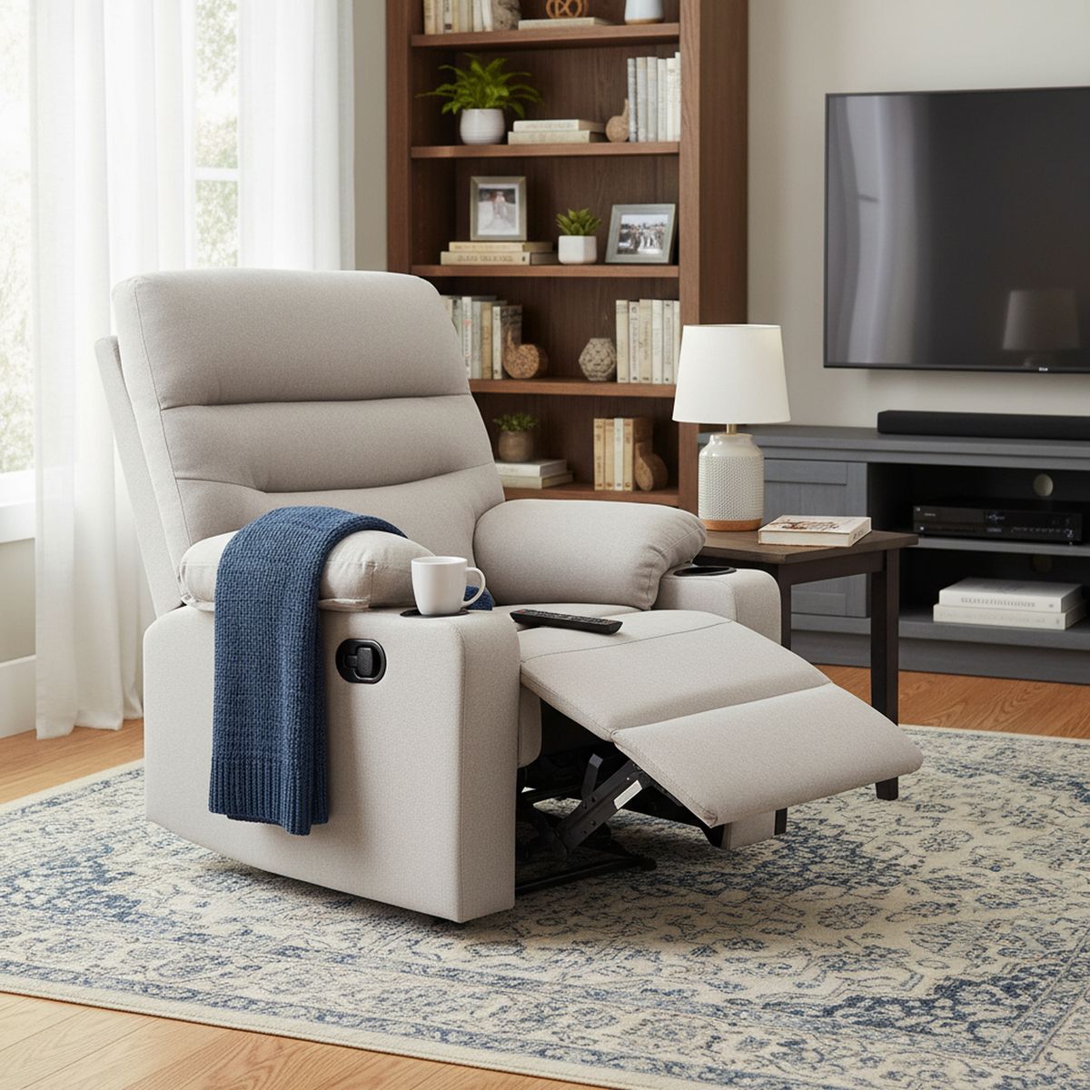 JUST HOME COLLECTION - Sillón Reclinable Seoul Manual 88x102cm