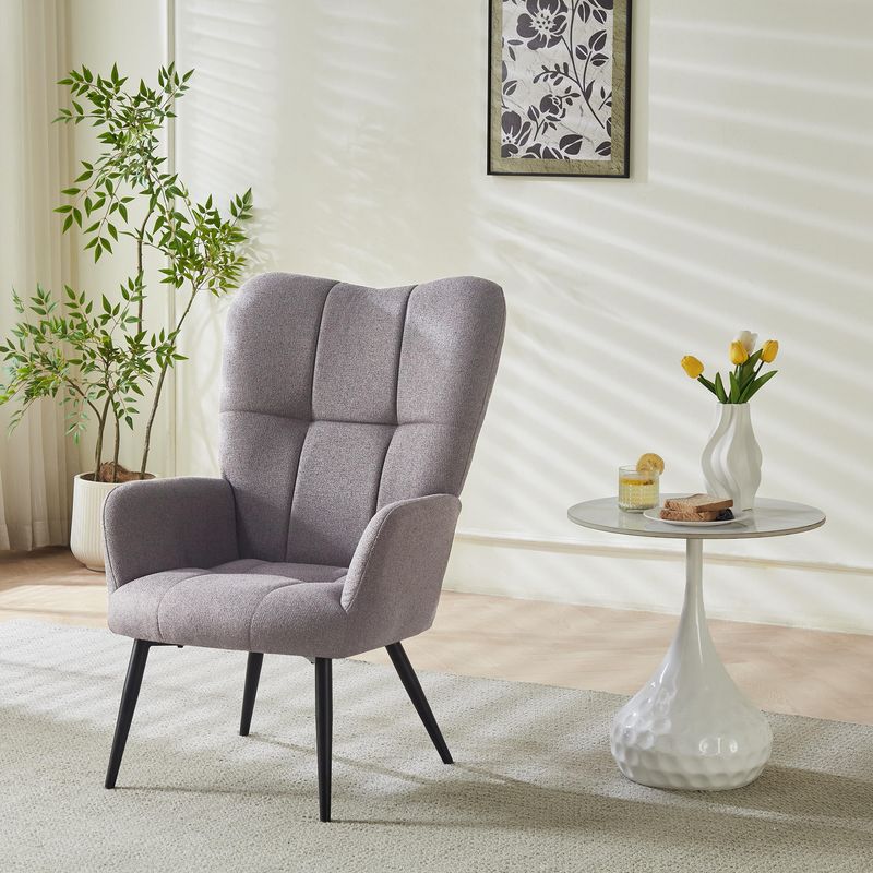 JUST HOME COLLECTION - Sofá Toronto Gris 1 Cuerpo 64x96x75 cm