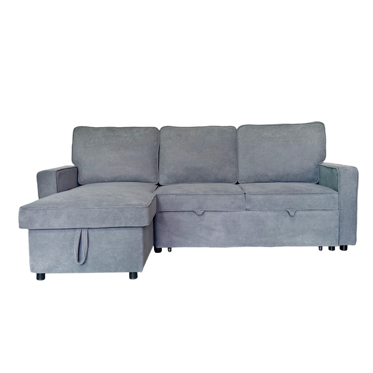 JUST HOME COLLECTION -  Sofá Cama Dallas Gris 208x76x89 cm