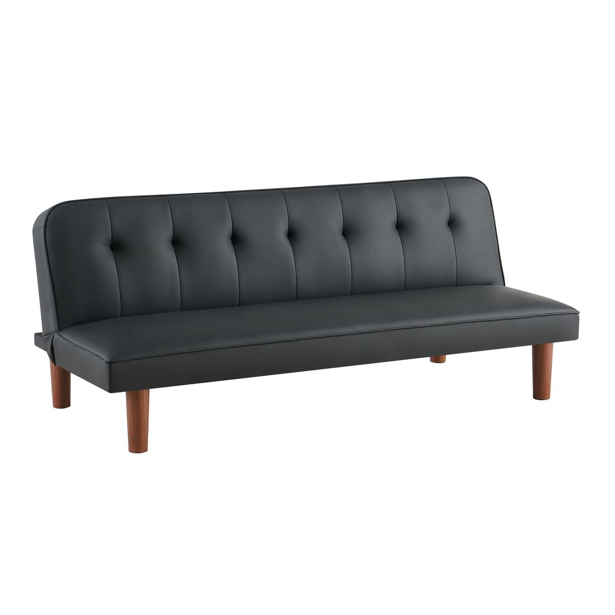 JUST HOME COLLECTION - Sofá Cama Finley Negro 165.5x75x69 cm