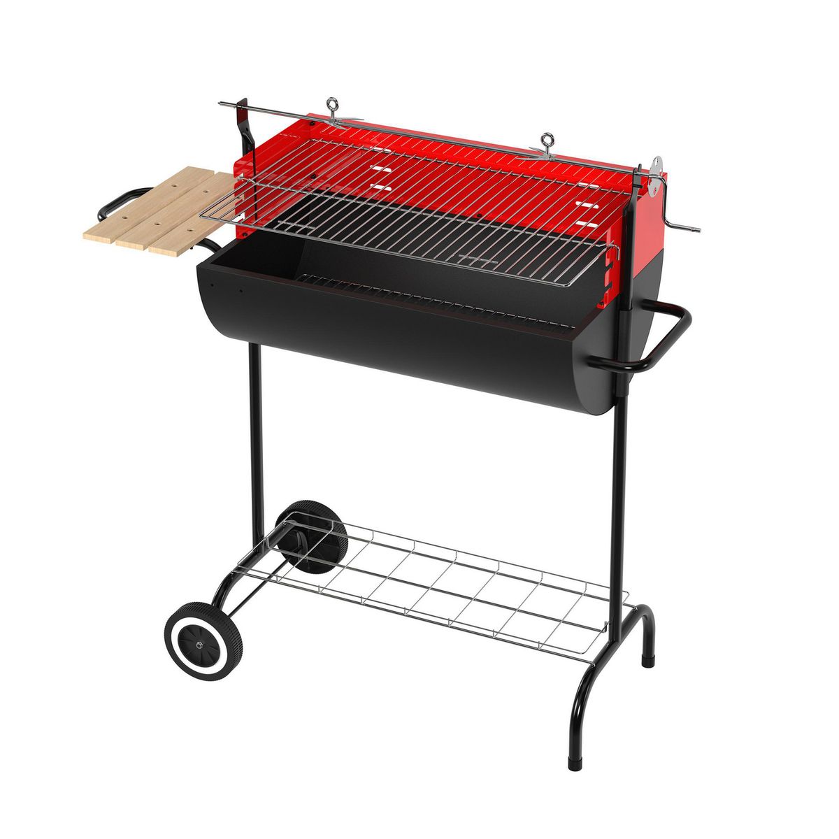 MR BEEF - Parrilla a Carbón Roldana Acero