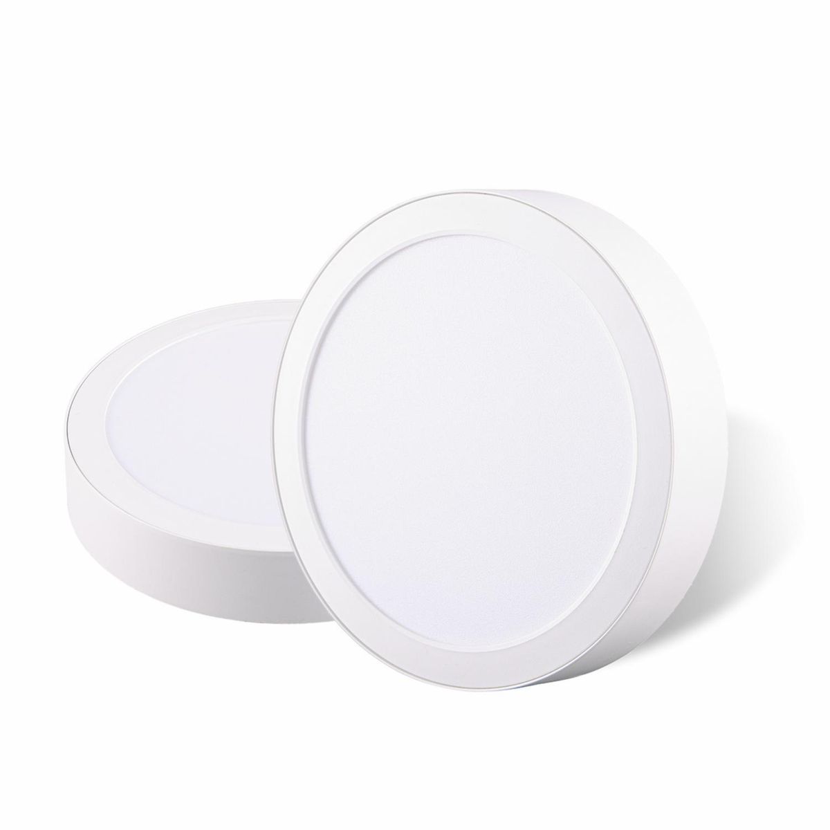 DAIRU - Set de 2 Paneles LED Circulares 18W Luz Cálida Blanco