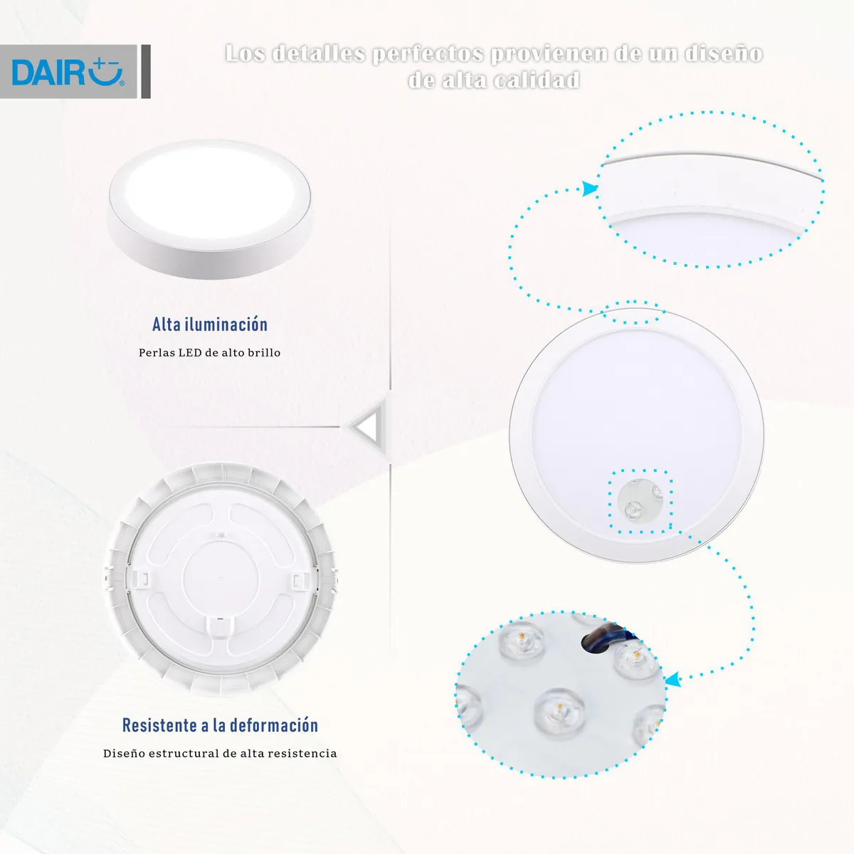 DAIRU - Panel LED Sobre Circular 18W LC