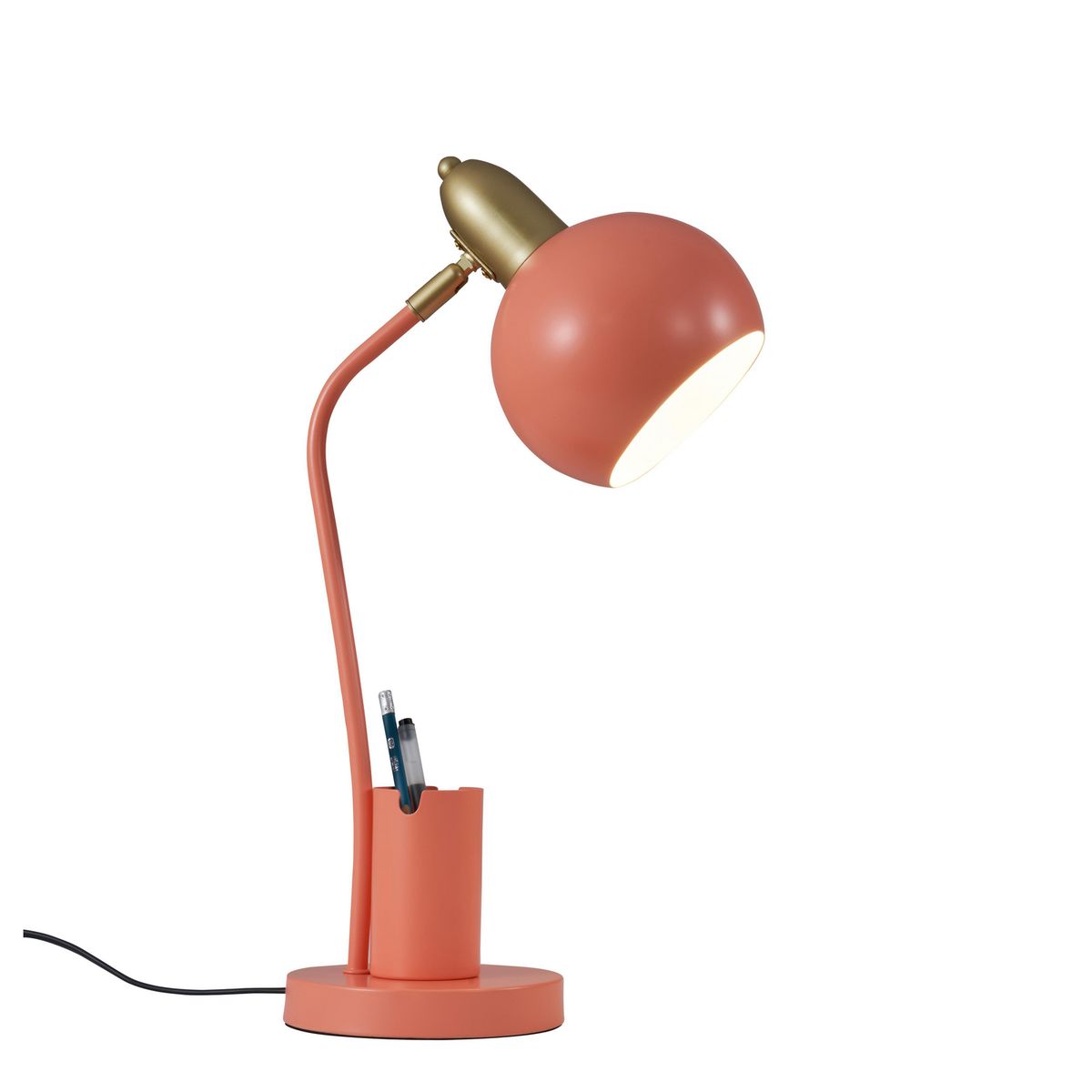 JUST HOME COLLECTION - Lámpara de Escritorio Frederika 1L E27 Rosa 15x48 cm