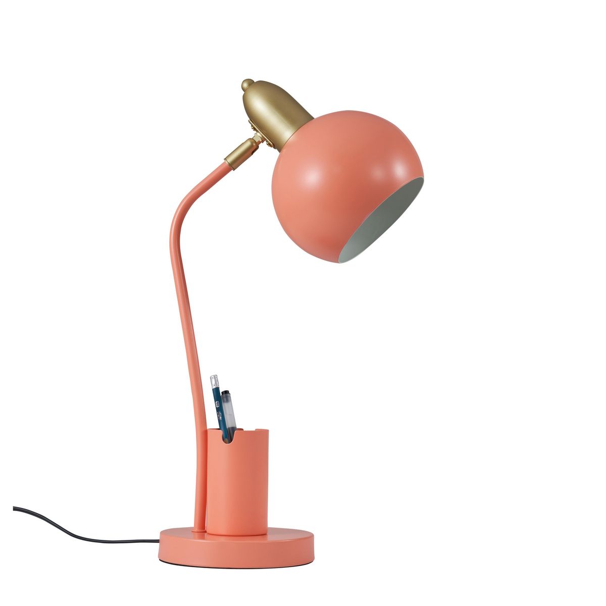 JUST HOME COLLECTION - Lámpara de Escritorio Frederika 1L E27 Rosa 15x48 cm