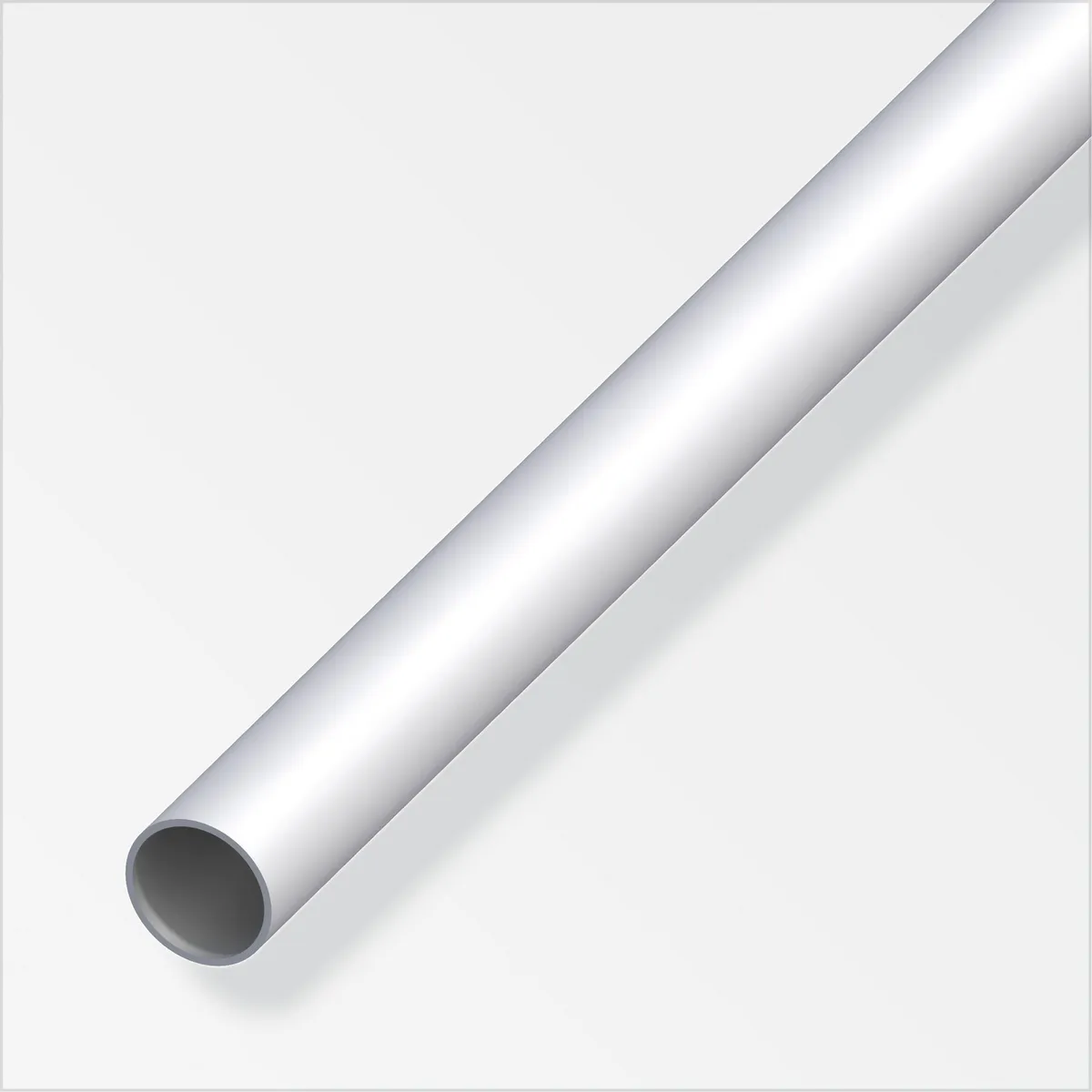 Tubo redondo aluminio 8 mm 1 m, marca ALFER - Foto Principal