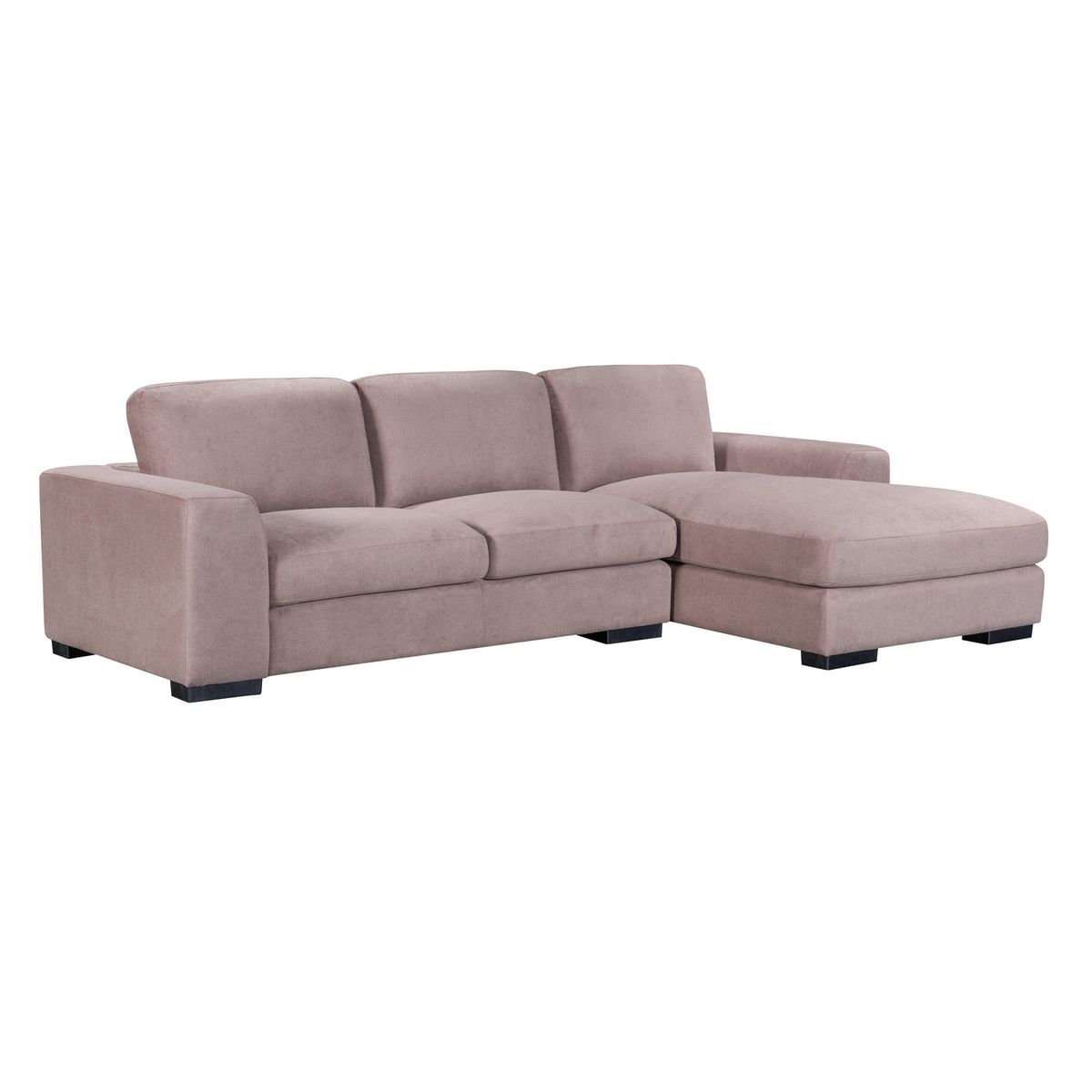 JUST HOME COLLECTION - Seccional 3 Cuerpos Derecha Nube Taupe