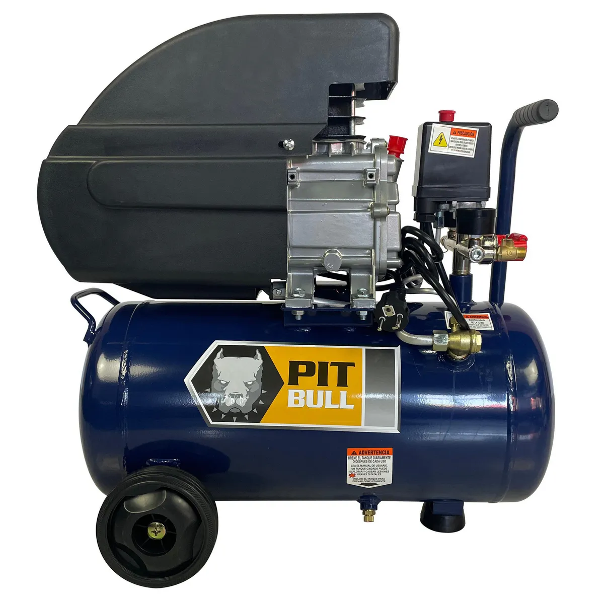 PITBULL PROFESIONAL - Compresora De Aire Semi Profesional Pitbull 2HP 24 Lt
