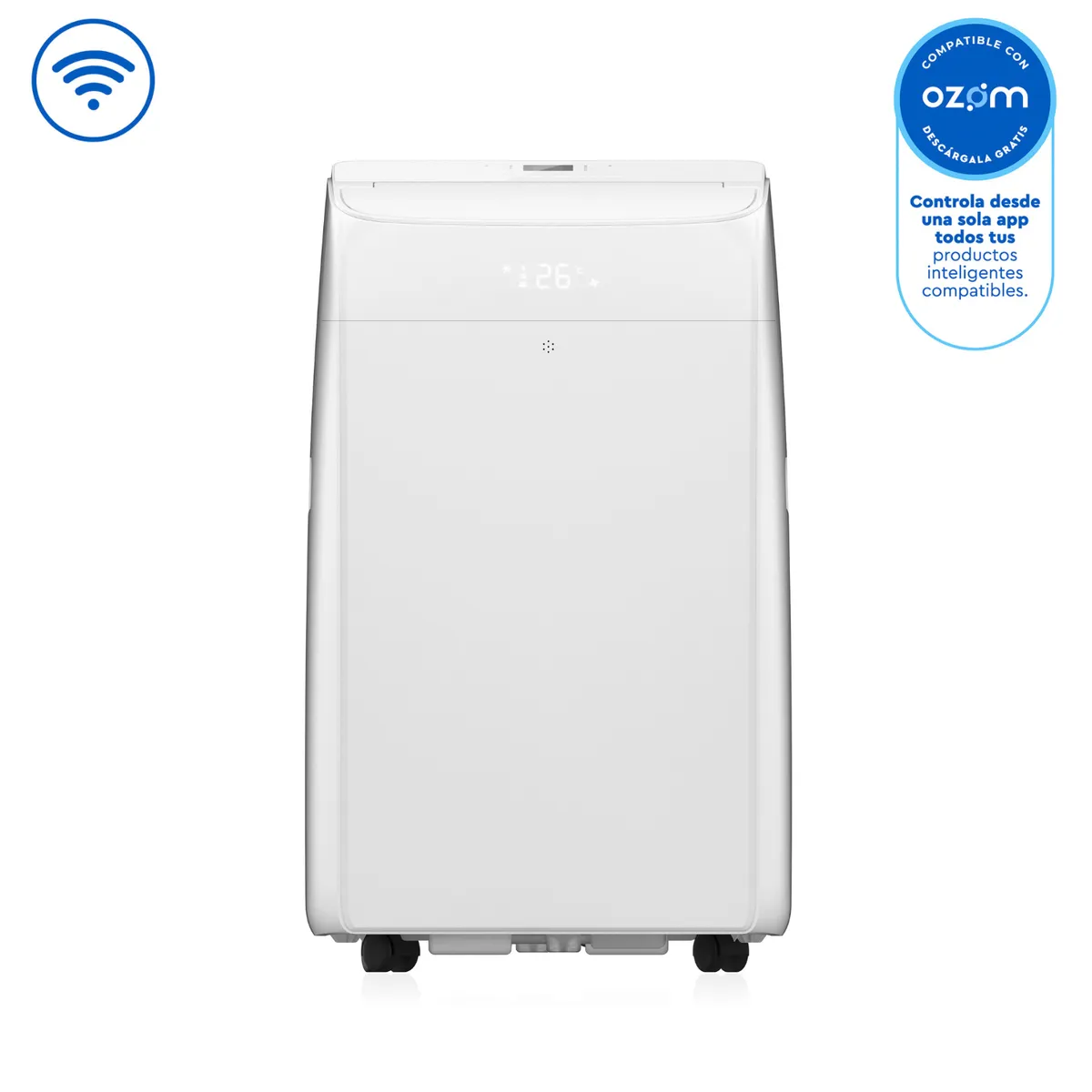 WURDEN - Aire Acondicionado Pórtatil WiFi Wurden12000 BTU PE-12CHPA/M7W Blanco