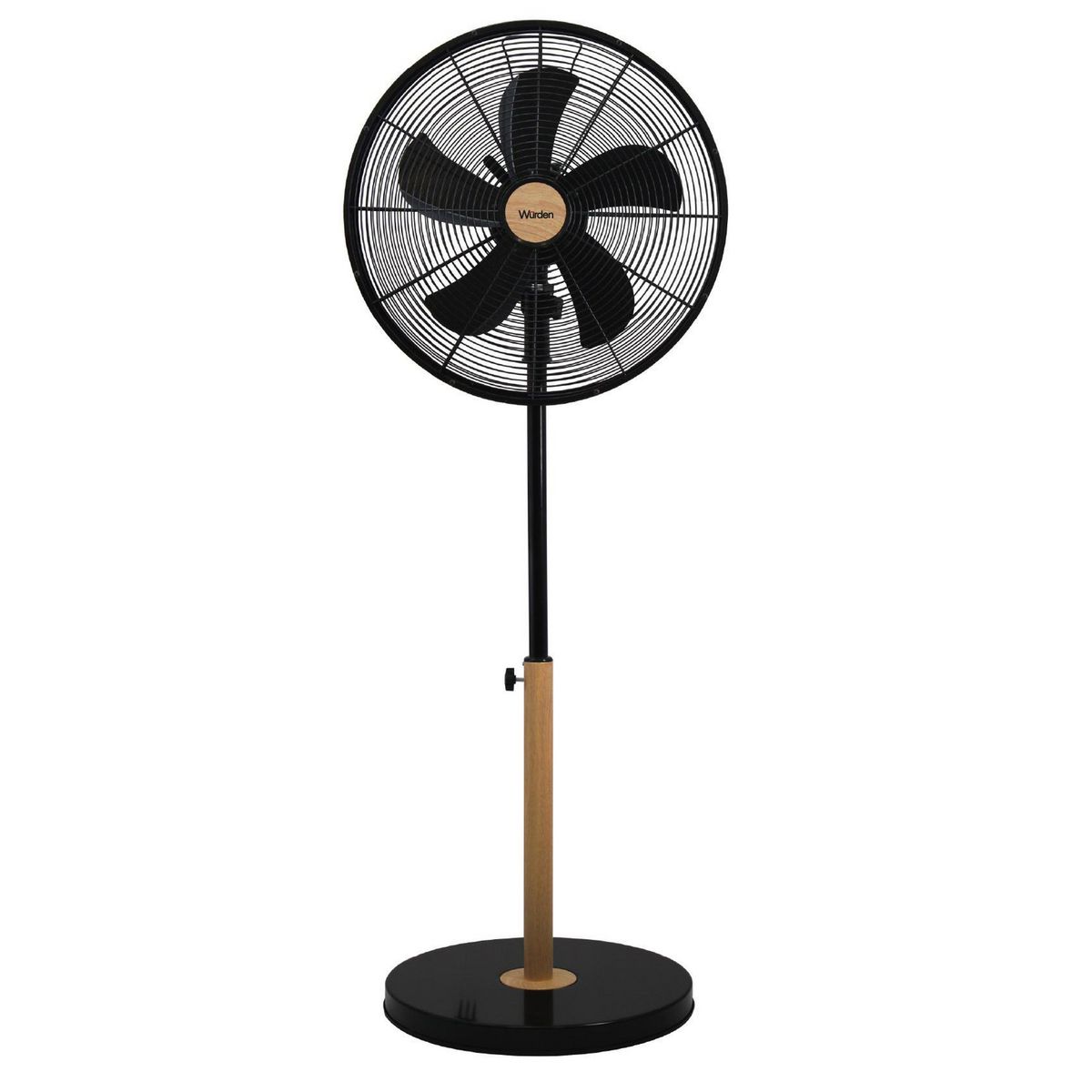 WURDEN - Ventilador De Pie 16" Metal/Plástico 3 Velocidades 50W Wurden