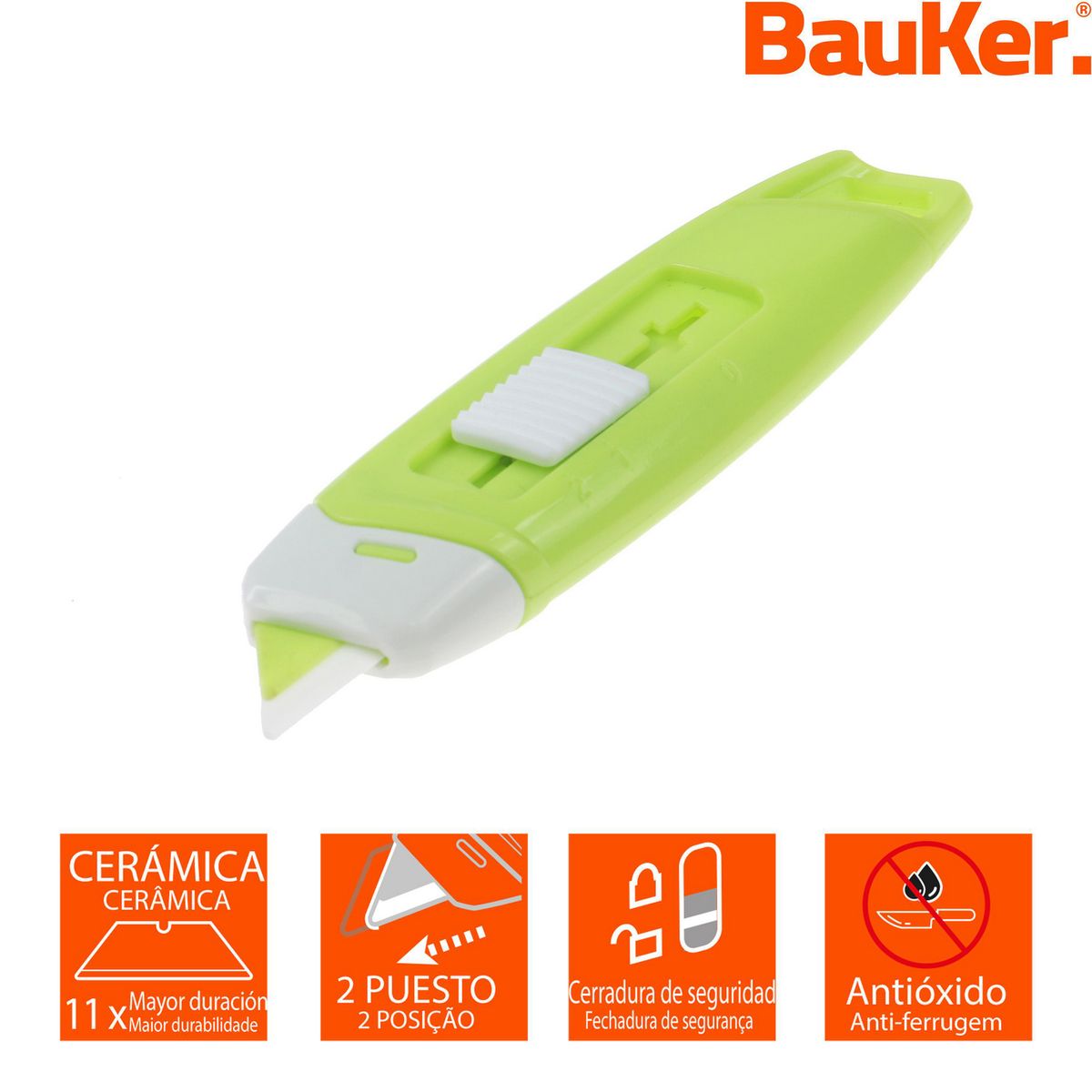 BAUKER - Mini Cutter Cerámico Verde