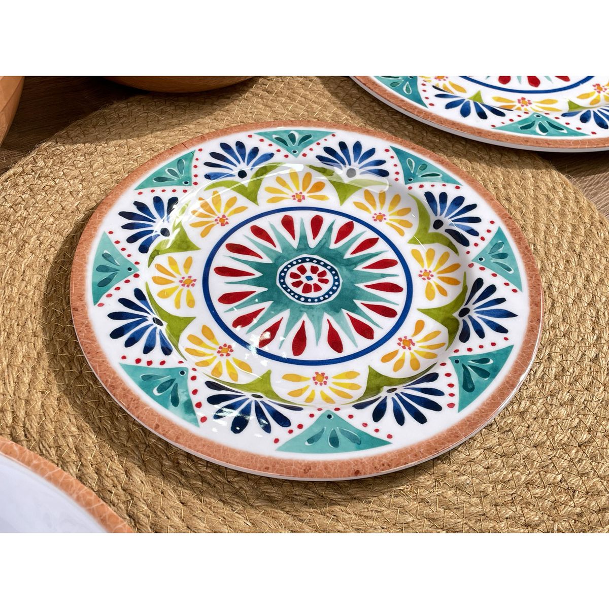 JUST HOME COLLECTION - Plato de Postre Lucca Multicolor 23cm