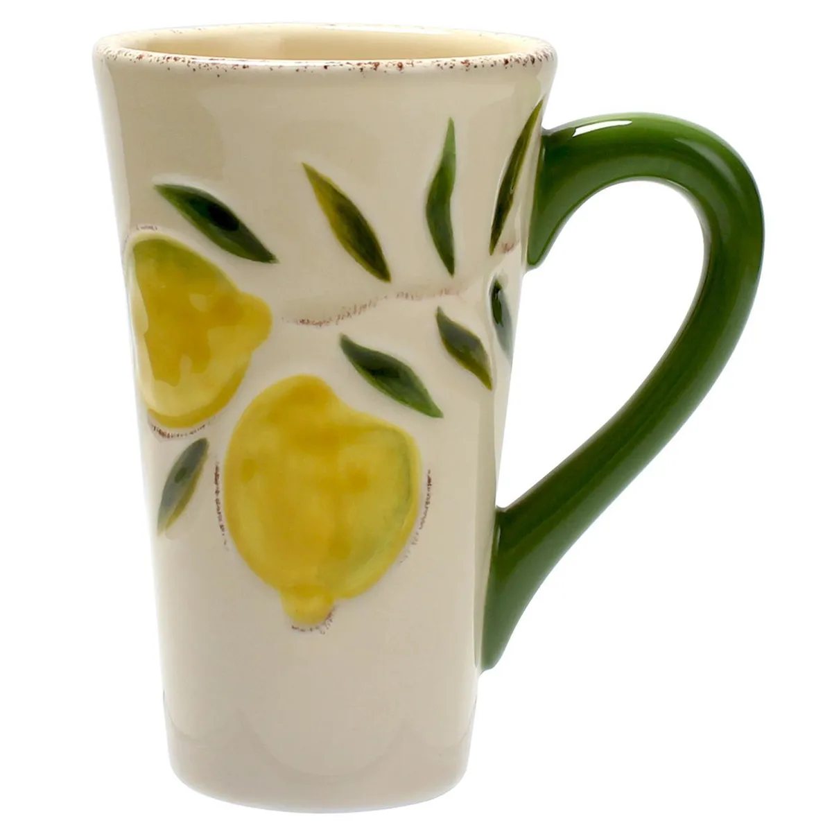 Mug 350 ml Cerámica Limón Amarillo, marca JUST HOME COLLECTION - Foto 2
