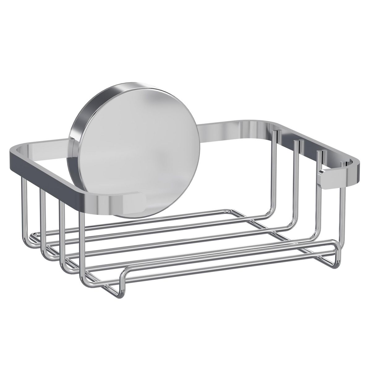 JUST HOME COLLECTION - Jabonera de Succión Cromada