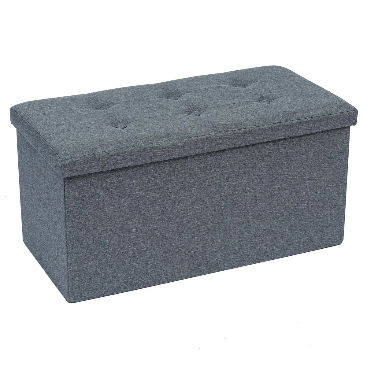 Banqueta Gris Oscuro 38x76x38Cm, marca JUST HOME COLLECTION - Foto 2
