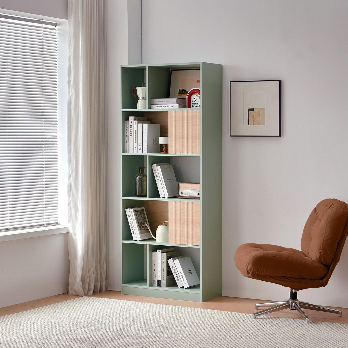 Estante Claus 70x30x170cm, marca JUST HOME COLLECTION - Foto 2