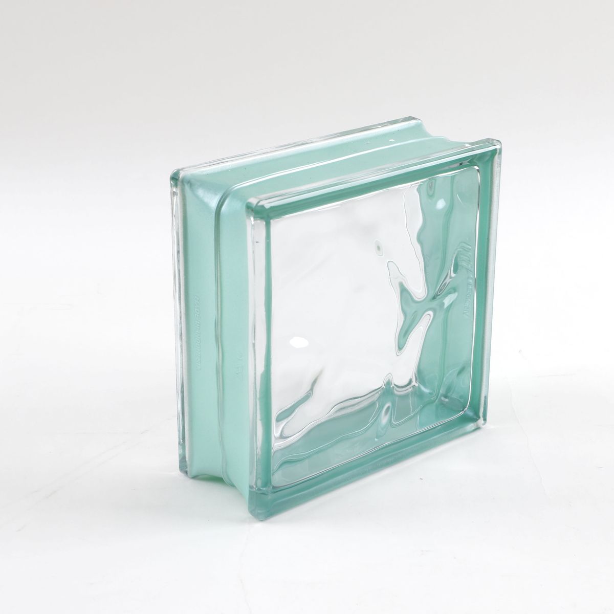 HOLZTEK - Bloque Olas Borde Verde 19x19x8cm.