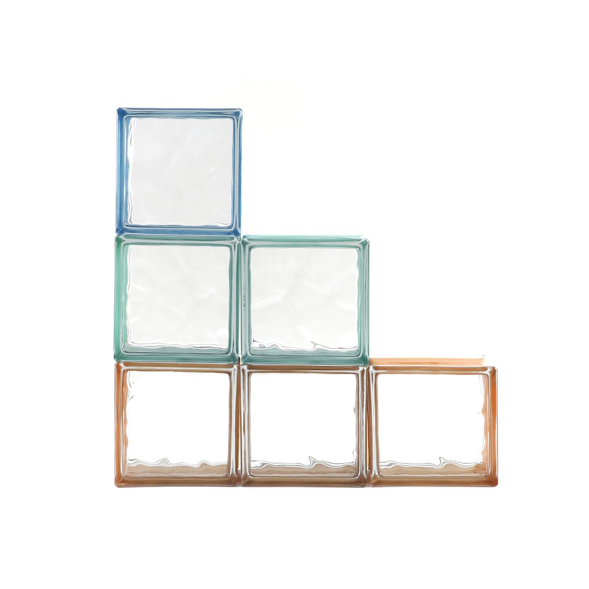 HOLZTEK - Bloque Olas Borde Verde 19x19x8cm.