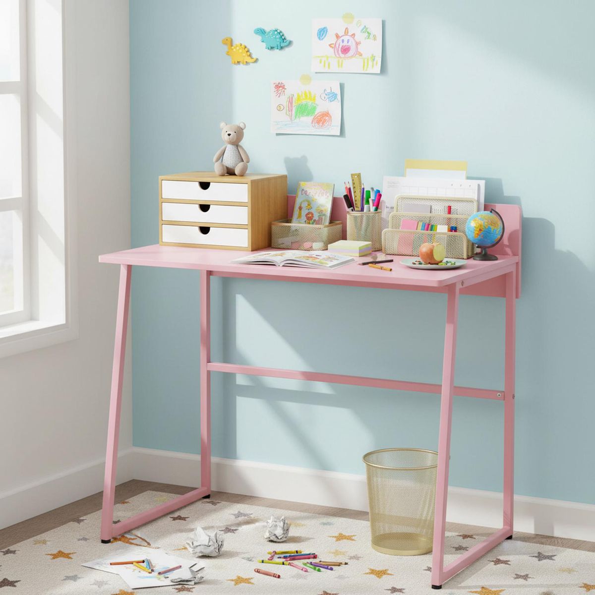 JUST HOME COLLECTION - Set de Oficina 5 Piezas Dorado