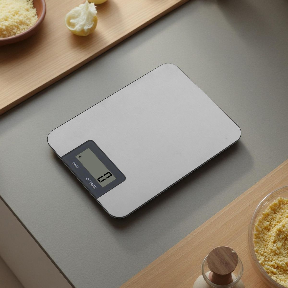 JUST HOME COLLECTION - Balanza de Cocina Digital Inoxidable