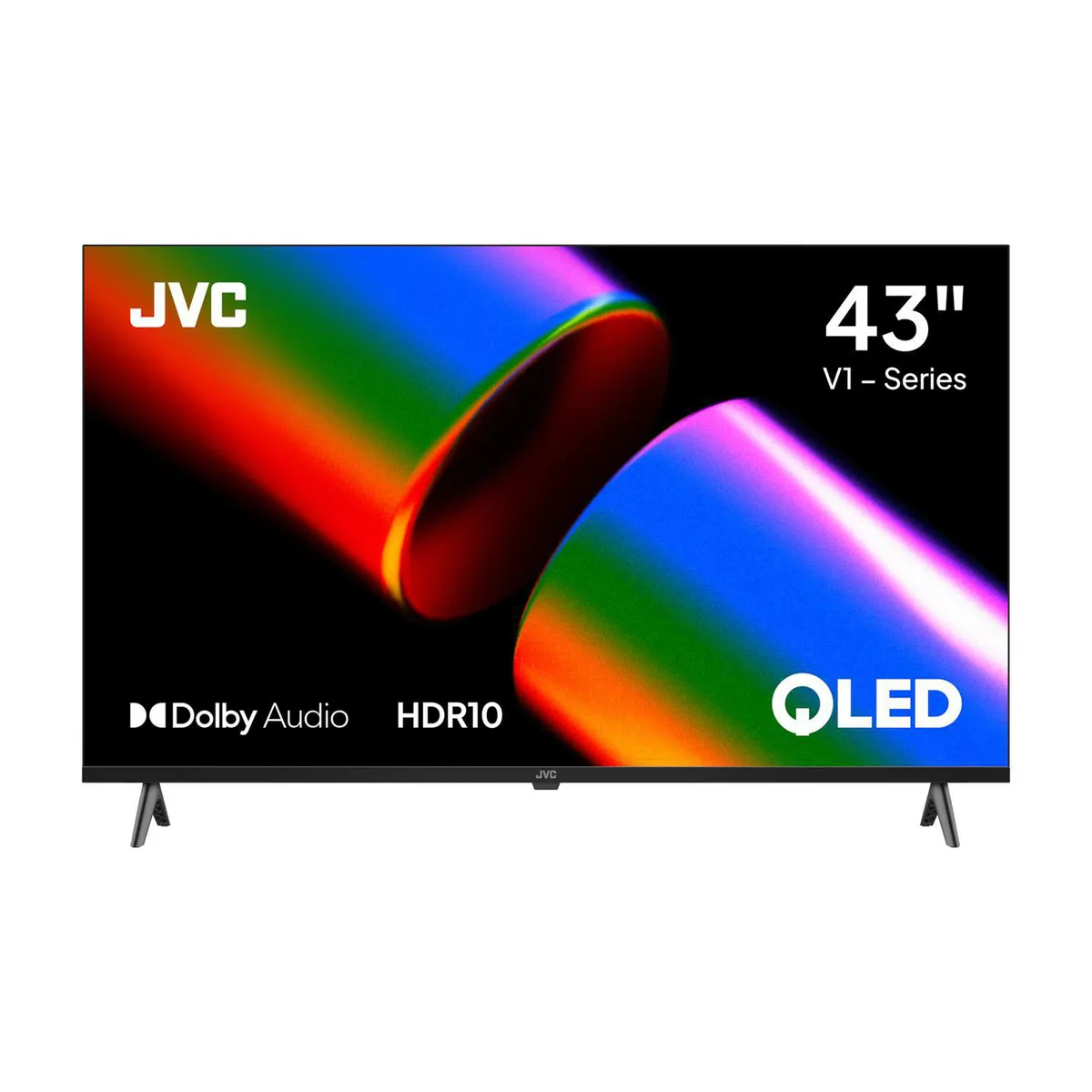 JVC - Televisor QLED 43" 4K Ultra HD Google TV LT-43KB758