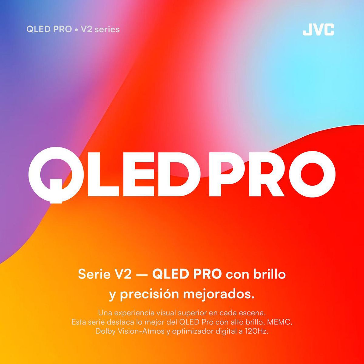 JVC - Televisor QLED 70 " 4K Ultra HD Google TV LT-70KM858