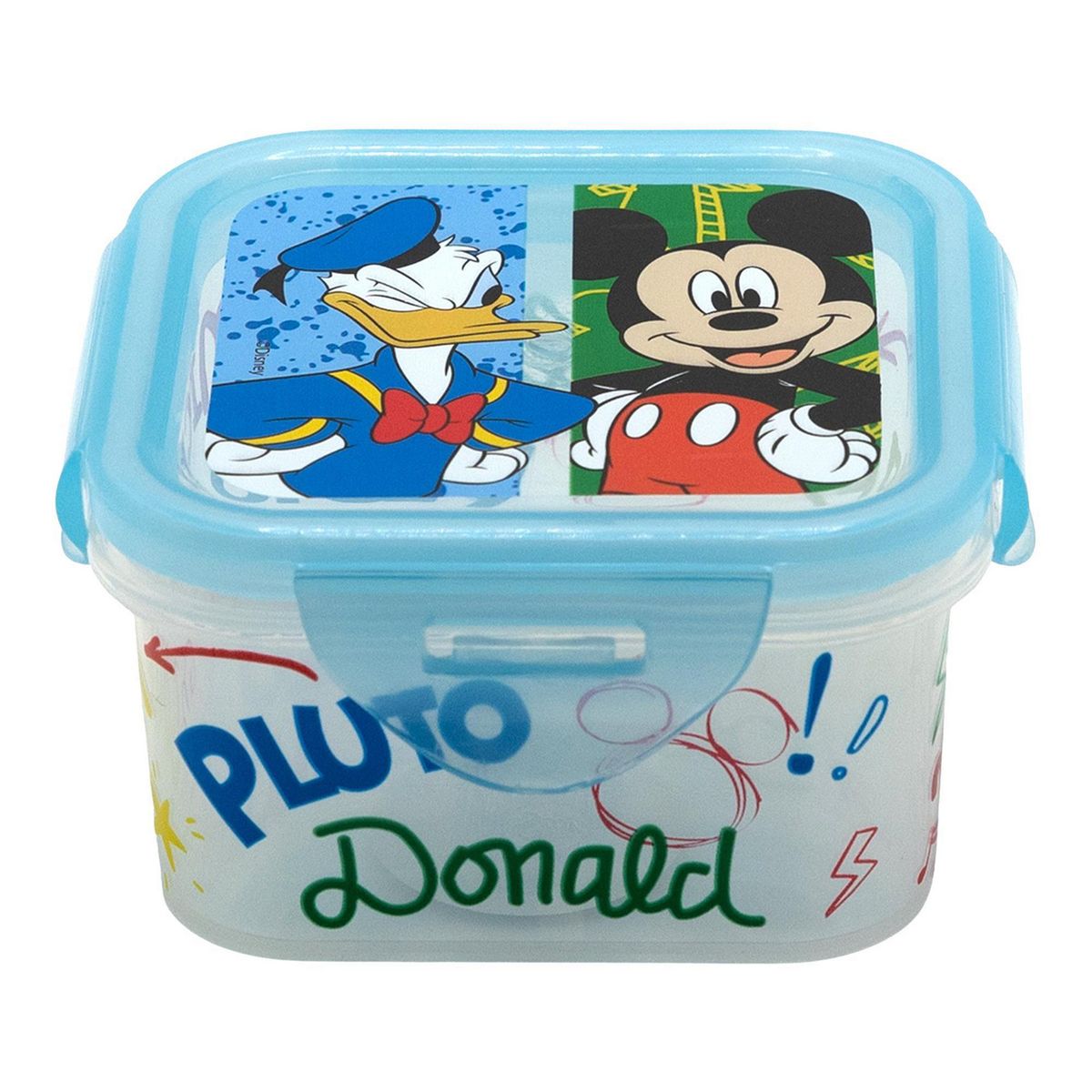 DISNEY - Recipiente Cuadrado 290ml Mickey