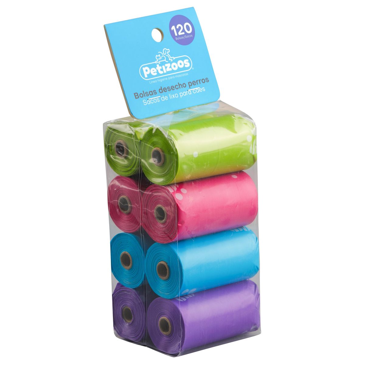 Bolsas Desecho Perros 120 Unidades, marca PETIZOOS - Foto Principal