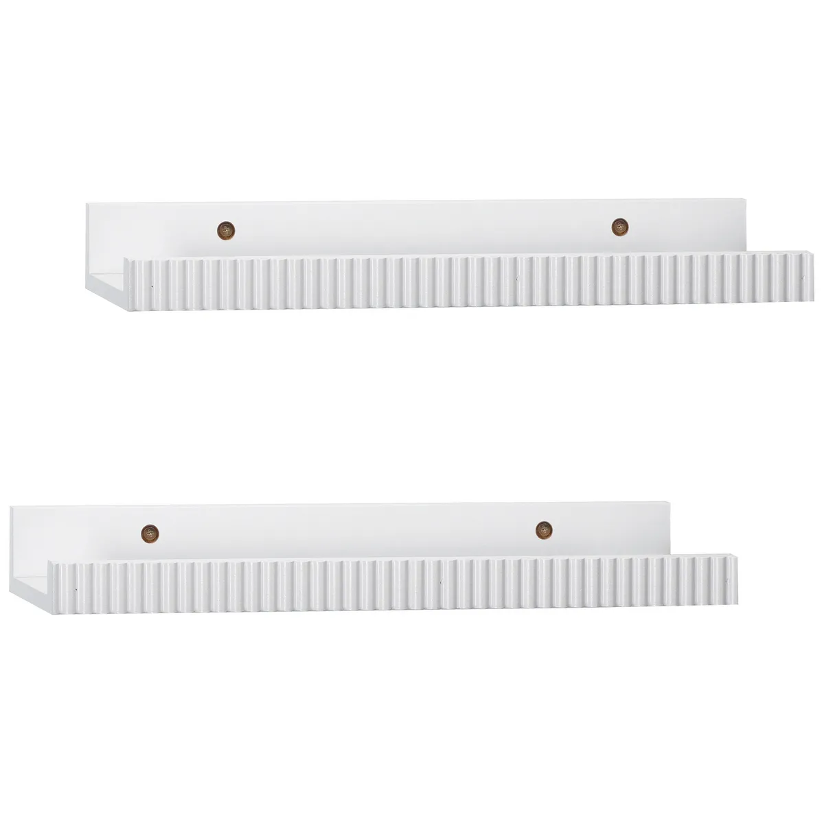 Set 2 Repisas Flotantes 40x10cm Blanco, marca JUST HOME COLLECTION - Foto Principal