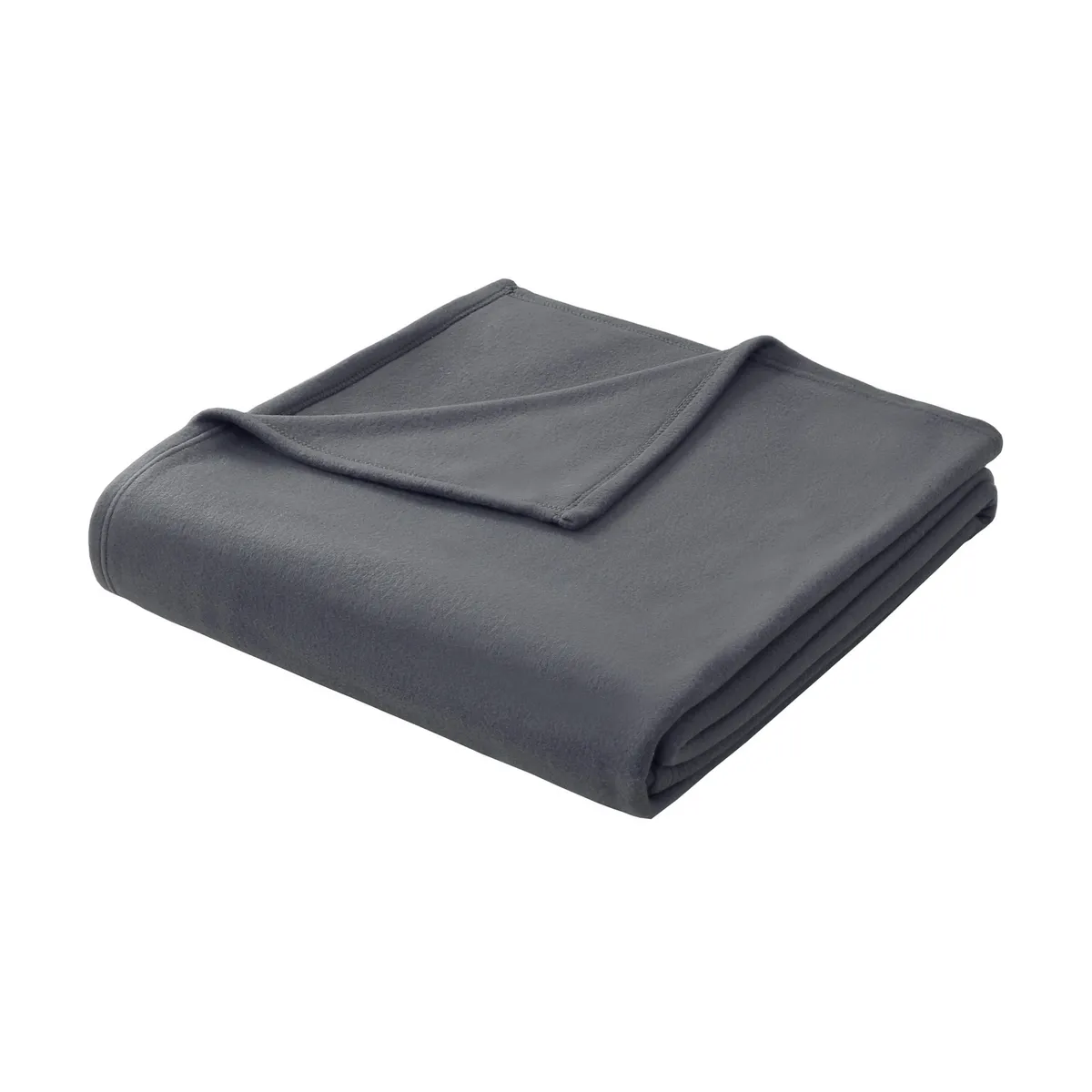 Frazada Polar 2 Plazas Gris, marca JUST HOME COLLECTION - Foto 2