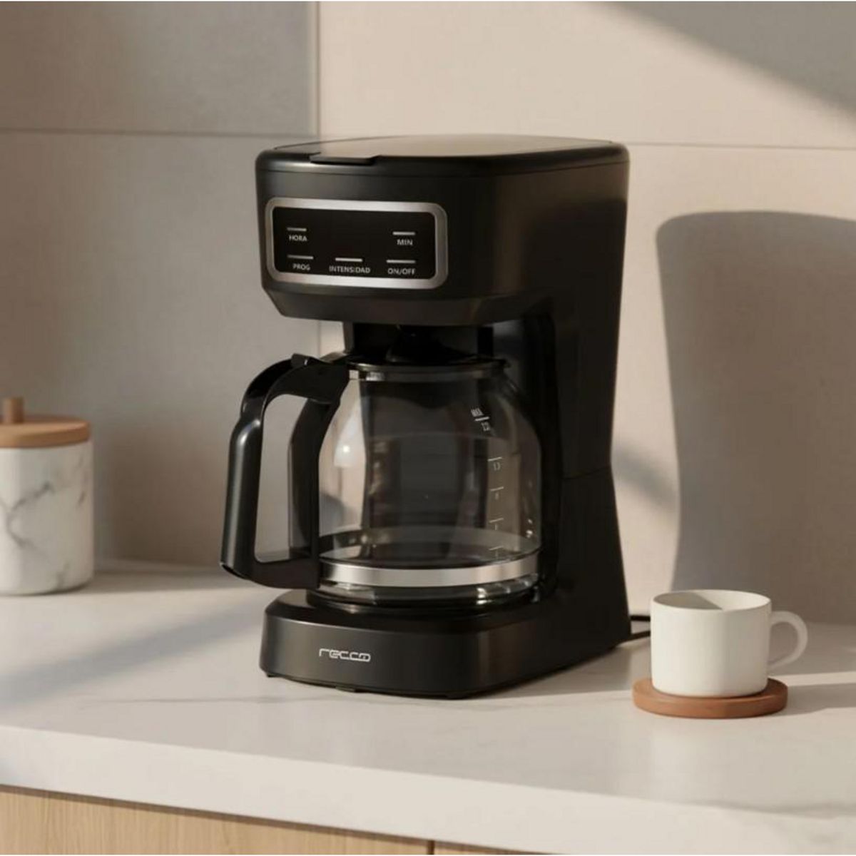 RECCO - Cafetera Filtro Recco 18 Tazas