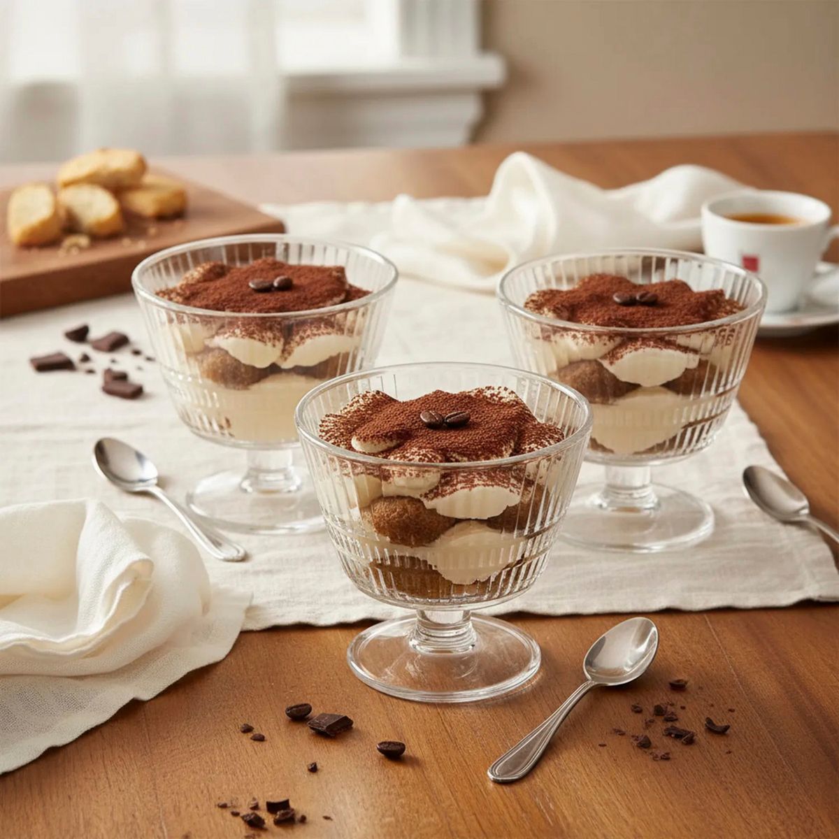 JUST HOME COLLECTION - Juego Copas de Helado 3 Piezas 350ml Gala