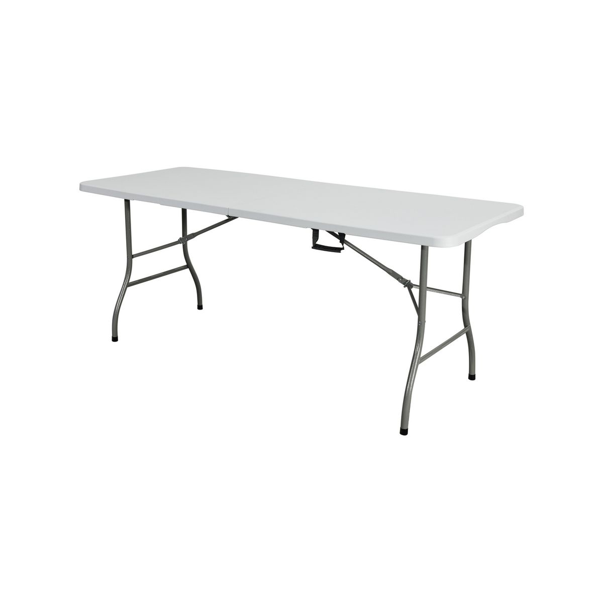 JUST HOME COLLECTION - Mesa Rectangular Plegable Tipo Maleta 180cm Blanco