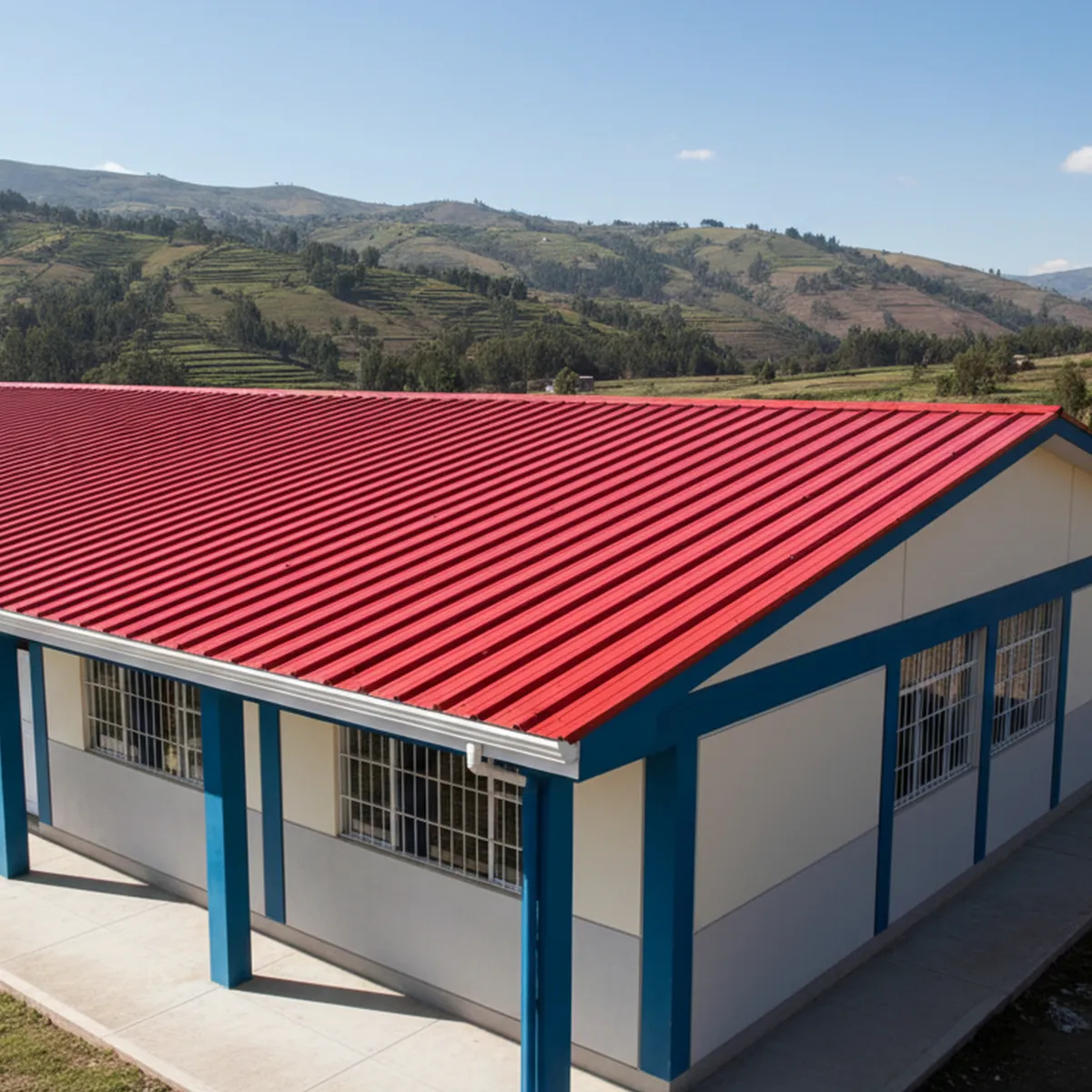 Techo Termoacústico Eco UPVC 3.6x1075x1.5mm Rojo Bolkow, marca BOLKOW - Foto Principal