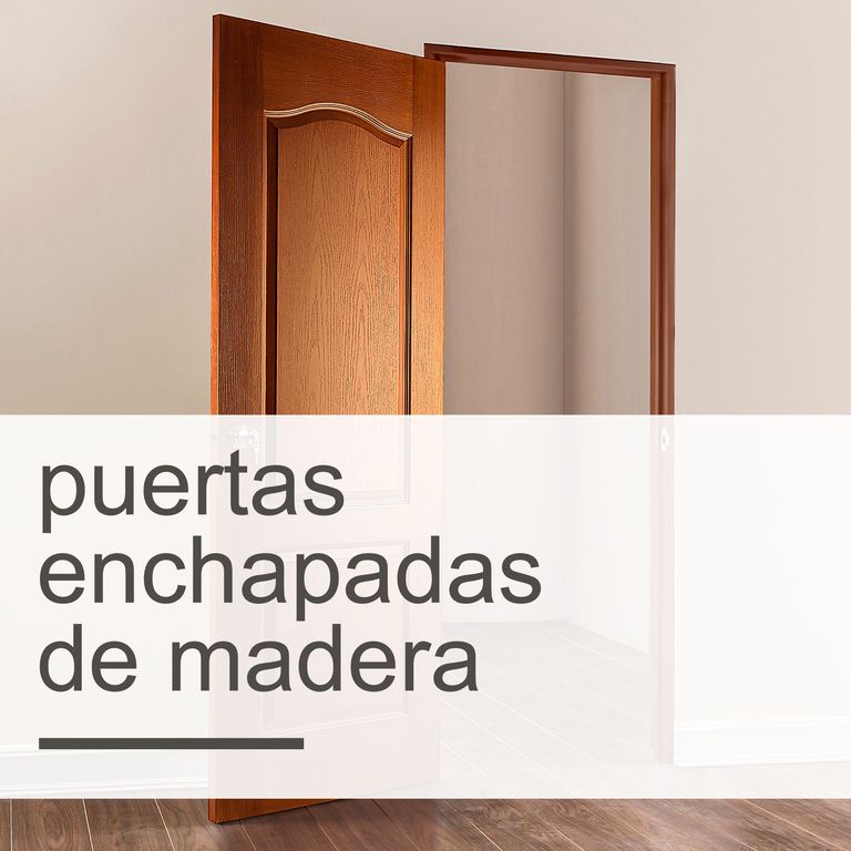 Puertas de Madera Enchapadas