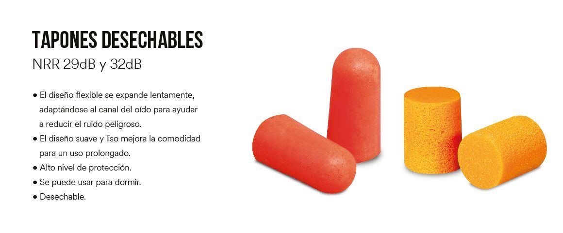 tapones, tapones auditivos, tapones para oidos, tapones desechables, tapones para lugares con mucho ruido, protección auditiva, equipo de protección personal, epp para pintores, epps, epps para el hogar