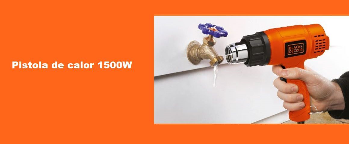 Pistola de calor, calor, Pistola, Black&Decker, B&D;temperatura, caliente, herramienta elctrica, remover pintura, aflojar tuercas, pernos, HG1503