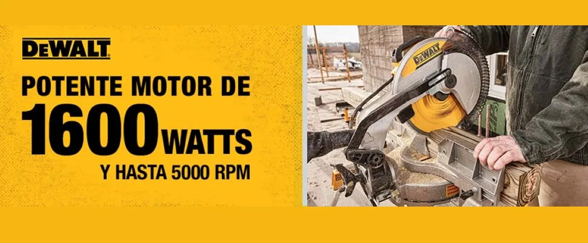 Sierra ingleteadora, sierra, ingleteadora, corte, herramienta, electrica, Dewalt, con cable, cortar, madera, aluminio, DWE713, profesional, industrial