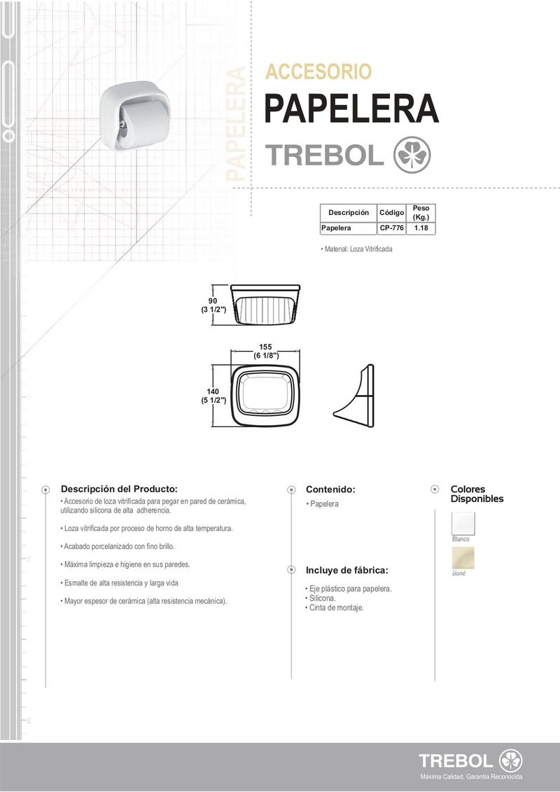 Trebol, baño, grifería