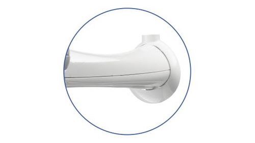 Brazo de ducha blanco