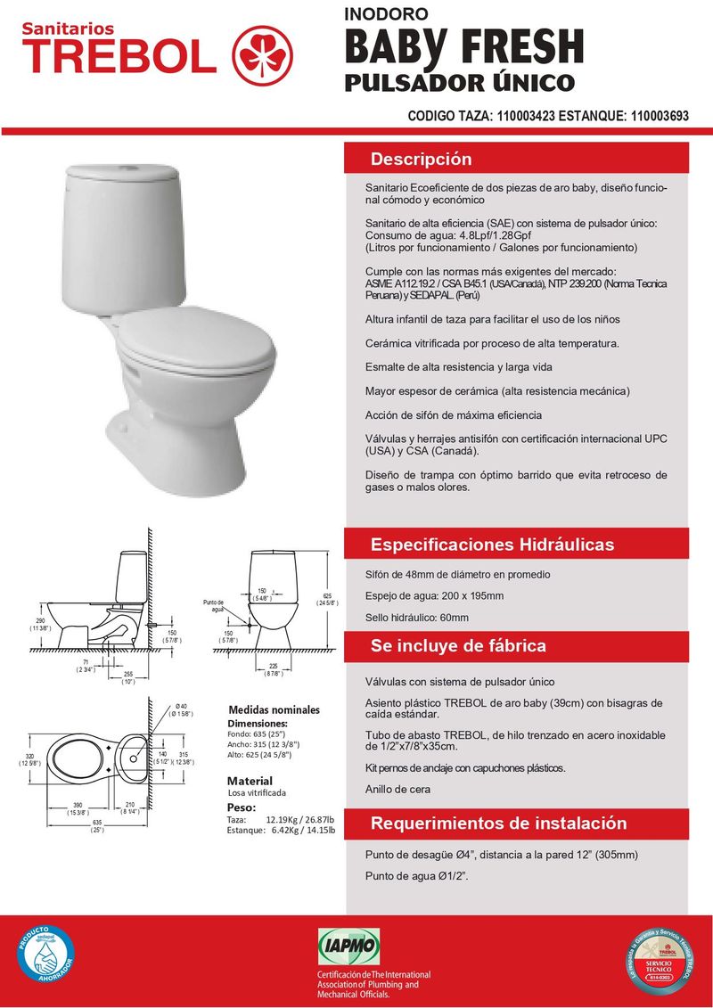 Trebol, baño, grifería