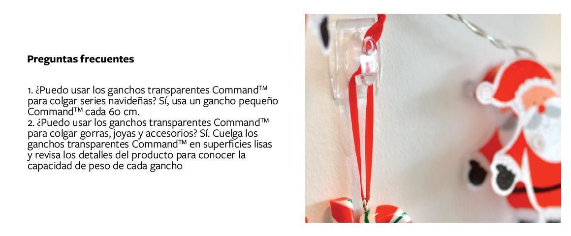 Command, Comand, Coman, 3M, Organización, Cuadros, luces para colgar, Colgar, no mas clavos, sin clavos, colgar espejos, sin taladro, Colgar sin agujeros, Clavos, ganchos del techo, adornos, colgar adornos, adornos navidad, colgar navidad, ganchos para colgar, Cintas para colgar, Command, coman , 3M, Colgar sin agujeros, Colgar toallas, colgar utensilios, organizar cocina, organizar baño, organización cocina, organización baño, pared, gancho, para pared, para colgar ropa, para colgar cuadros, alternos, adhesivos, de cortina, antideslizantes, a mayoreo, a la moda, a techo, blancos, bonitos, command, de madera, de pared, de acero inoxidable, de metal, ferreteria, felxibles, invisibles, colgar llaveros, colgar llaves, colgar mochilas, colgar luces, lucesitas de navidad, luces navideñas, casa ordenada, orden de la casa, no mancha, sin mancha, sin rastros, ganchos para la cocina, ganchos medianos, ganchos mini, ganchitos, ganchos grandes, ganchos ultrapequeños, ganchos blancos, decoración del hogar, colgar sin dañar, colgar sin aujerear, sin aujeros, sin agujeros, colgar sin agujeros, sin taladro, ganchos organizadores