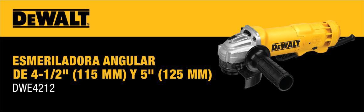 Esmeril, esmeriles, Dewalt, amaladora,4 -1/2