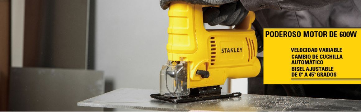 Sierras, sierra caladora, stanley, herramientas, eléctricas, corte, madera,melamine, alumnio, motor, 600 W