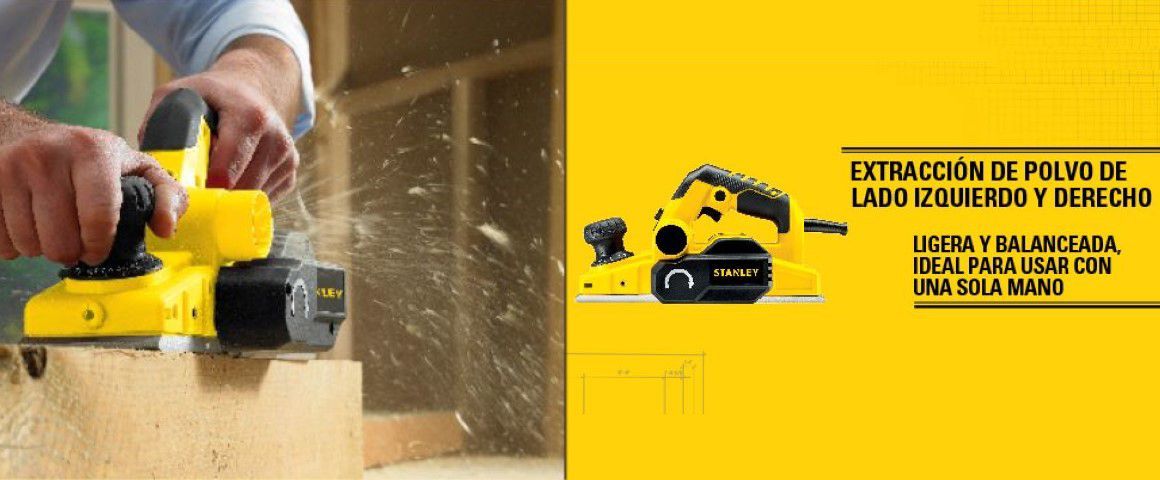 CEPILLO ELECTRICO, MADERA, 750W, STANLEY, STPP7502-B4