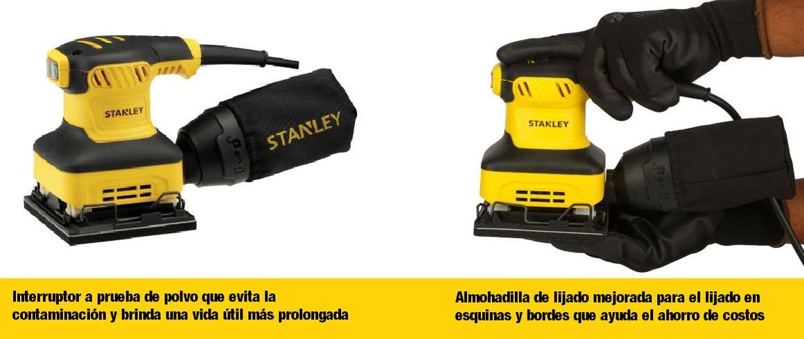Lijadora, lijadoras, orbital, 2400W, Stanley, herramientas electricas herramientas , Lijar, pulidora, pulir, sillas, mesas