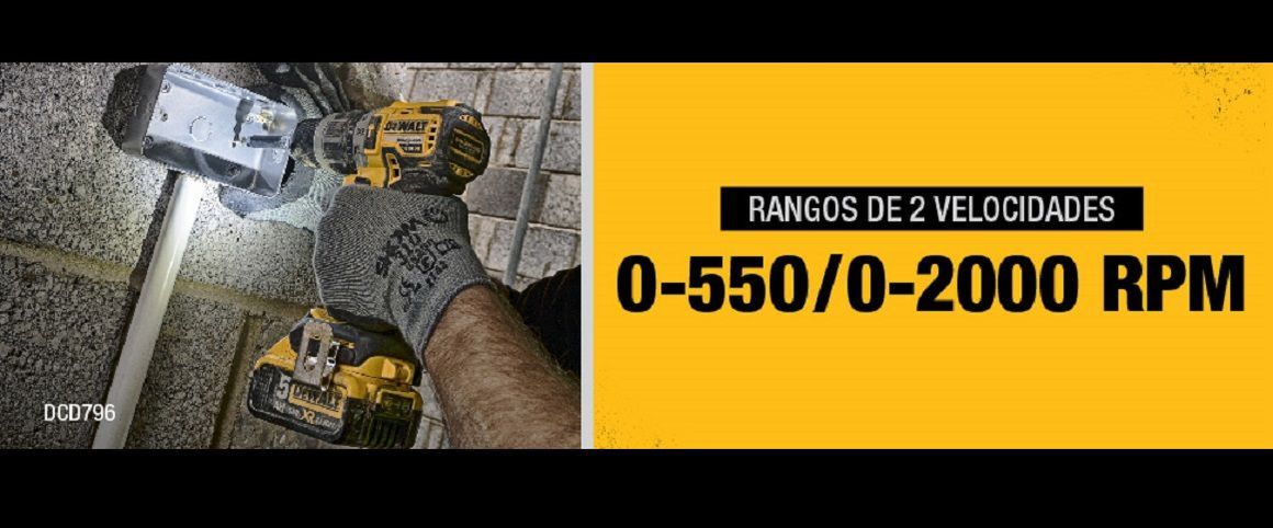 Combo, Kit, Atornillador,atornillador de impacto, Rotomartillos, SDS PLUS, rotomartillo, baterías, 20V, cargador, DCK260D1P1T, DEWALT, herramientas inalámbricas, inalámbrico, DCF7871, DCH137